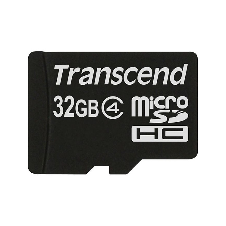 Thẻ Nhớ Micro SDHC Transcend 32GB Class 4 - Hàng Chính Hãng