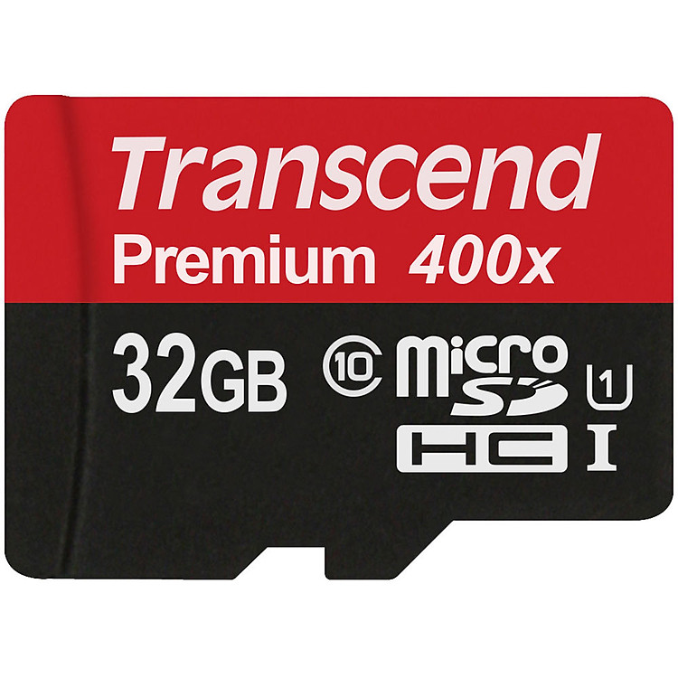 Thẻ Nhớ Micro SD Premium Transcend 32GB Class 10 - 60MB/s - Hàng Chính Hãng