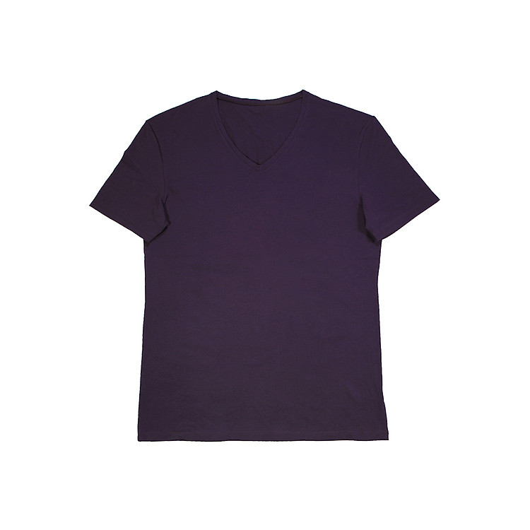 Áo T-Shirt Nam Cổ Tim IMVMAN TS-Tim2 - Tím