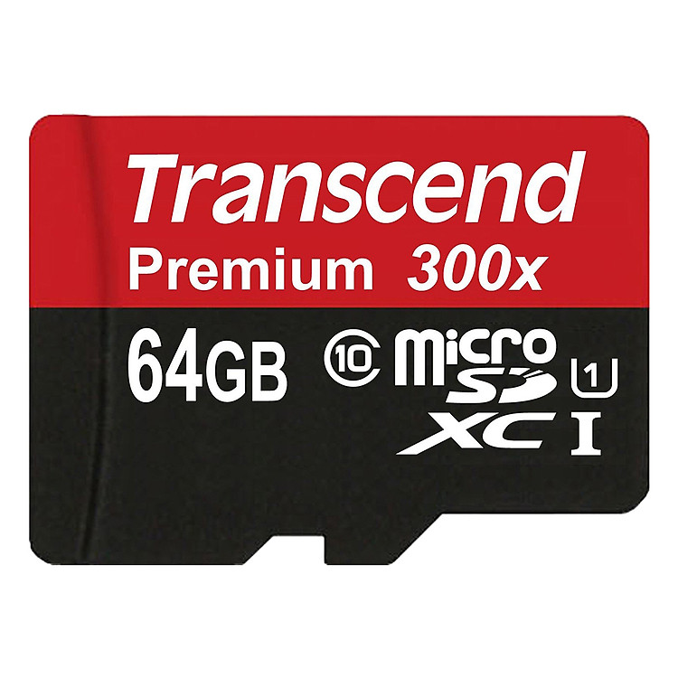 Thẻ Nhớ MicroSD Transcend TS64GUSDU1 64GB Class 10 - Up To 60MB/s - Hàng Chính Hãng