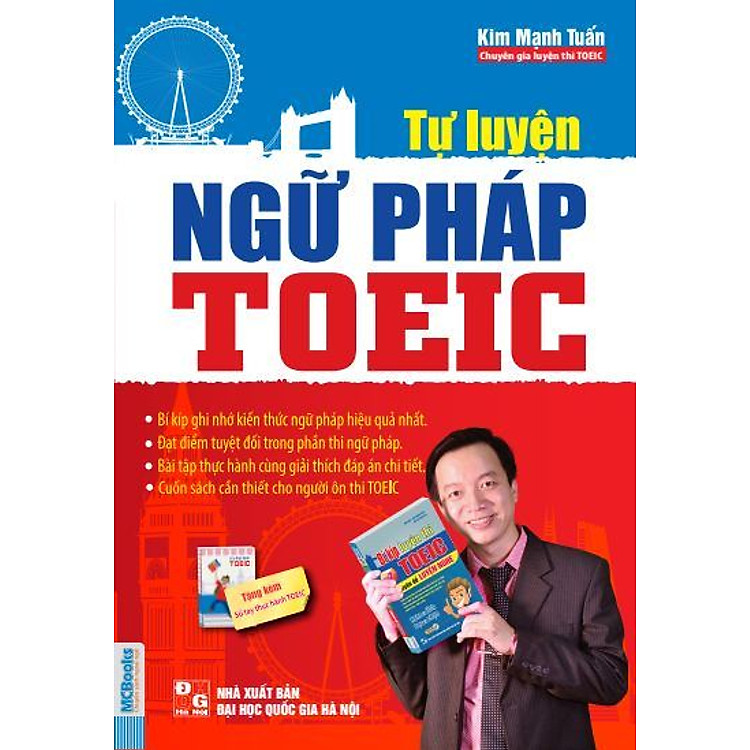 Sách Tự Luyện Ngữ Pháp TOEIC (Tặng Kèm Sổ Tay Thực Hành Toeic)
