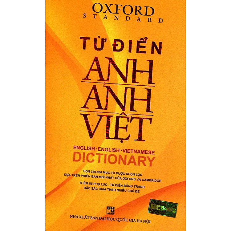 Từ Điển Anh - Anh - Việt (Hơn 350.000 Mục Từ)