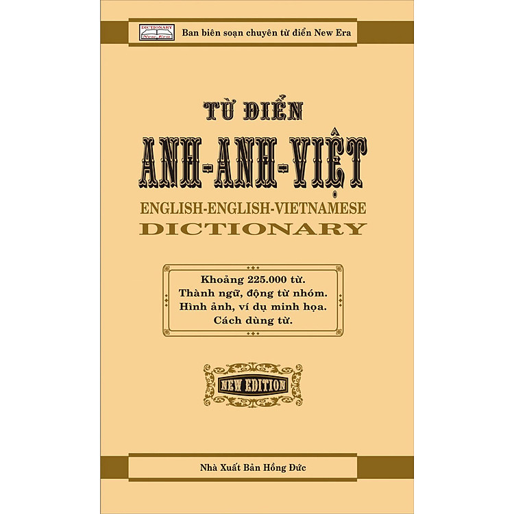 Từ Điển Anh - Anh - Việt 225.000 Từ (Lớn)