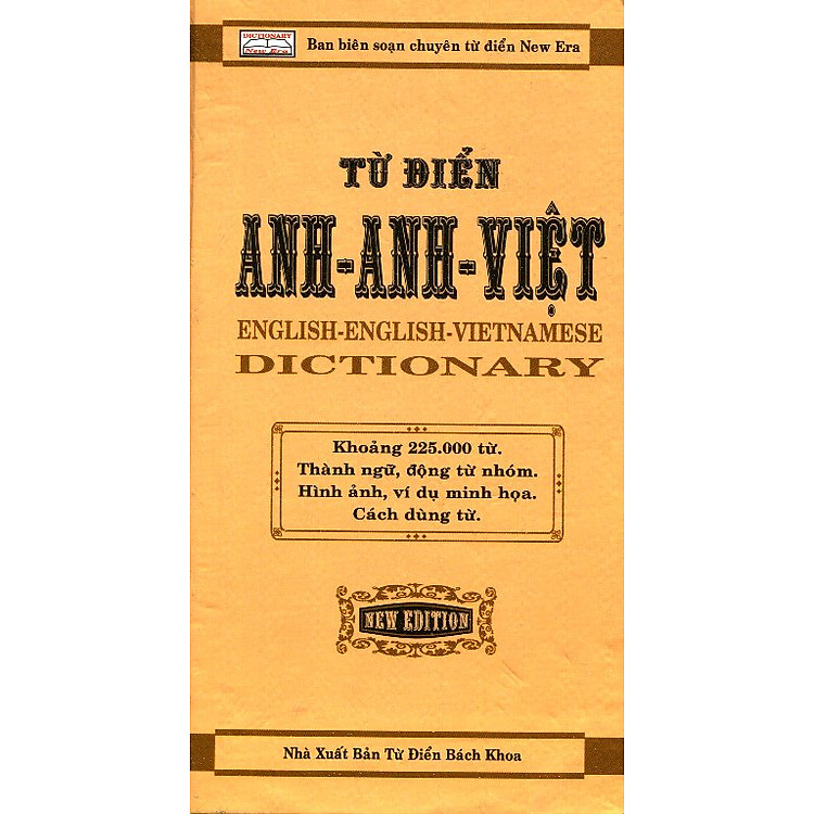 Từ Điển Anh - Anh - Việt 225.000 Từ (Nhỏ) - Tái Bản 2013
