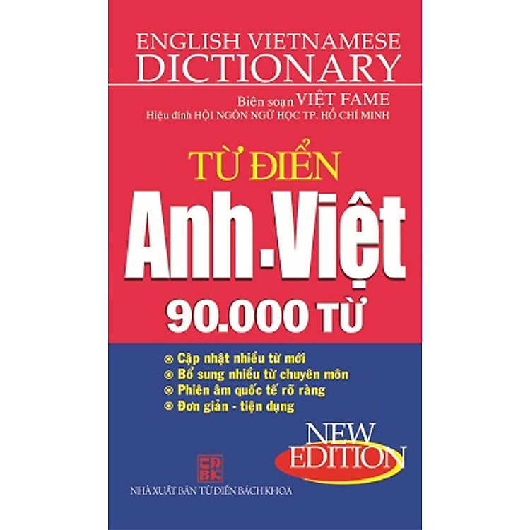 Từ Điển Anh - Việt (90.000 Từ)