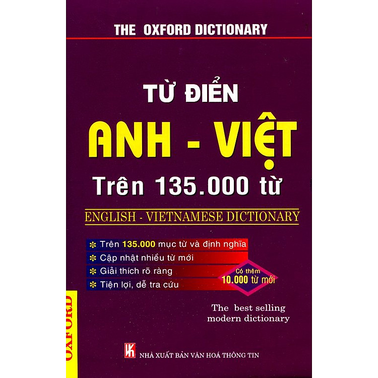 Từ Điển Anh - Việt Trên 135000 Từ