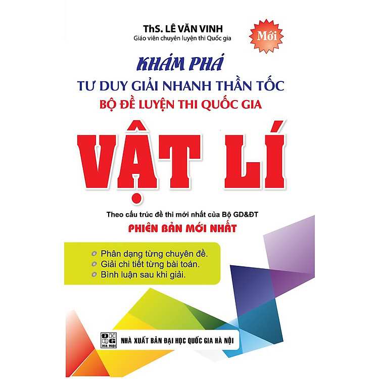 Sách Khám Phá Tư Duy Giải Nhanh Thần Tốc Bộ Đề Luyện Thi Quốc Gia Vật Lí
