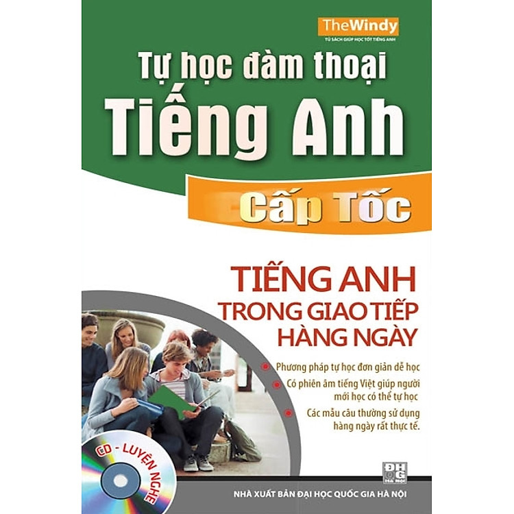 Sách Tự Học Đàm Thoại Tiếng Anh Cấp Tốc (Học Cùng App Hoặc Kèm CD)