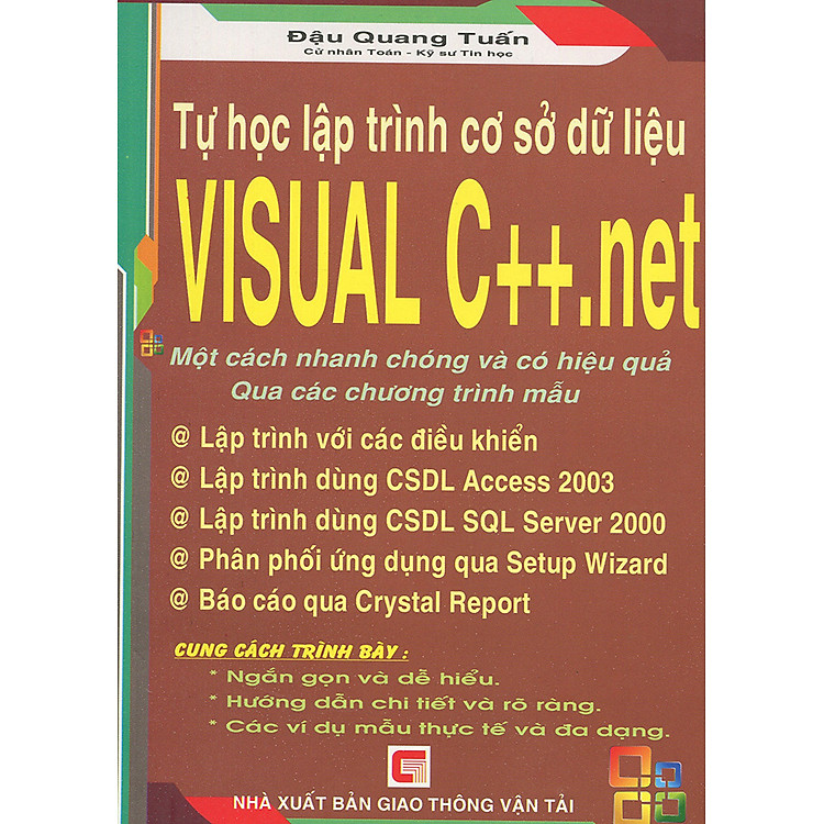 Sách Tự Học Lập Trình Cơ Sở Dữ Liệu Visual C++.Net