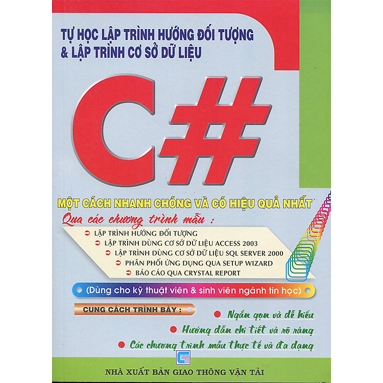 Sách Tự Học Lập Trình Hướng Đối Tượng & Lập Trình Cơ Sở Dữ Liệu C#