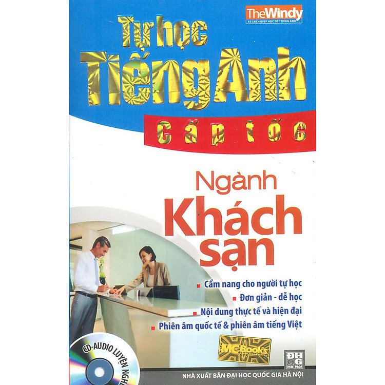 Sách Tự Học Tiếng Anh Cấp Tốc Ngành Khách Sạn (Có CD)