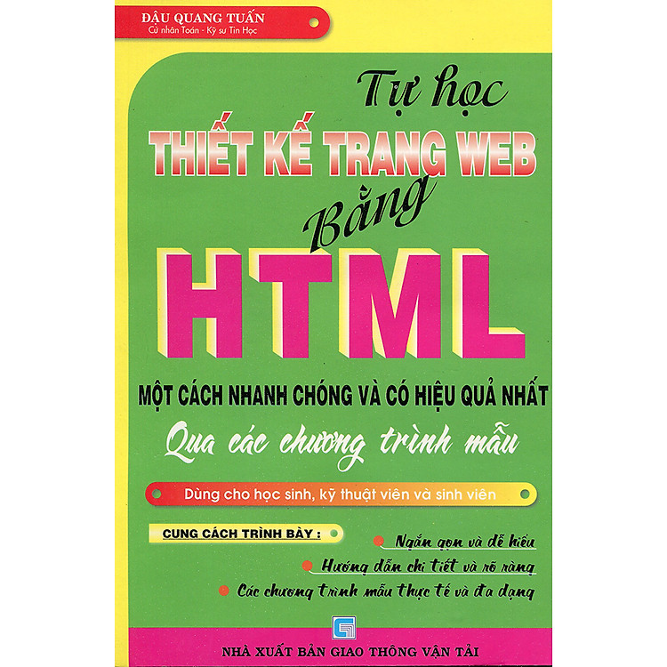 Sách Tự Học Thiết Kế Trang Web Bằng HTML