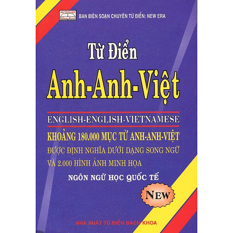 Từ Điển Anh - Anh - Việt Khoảng 180.000 Mục Từ
