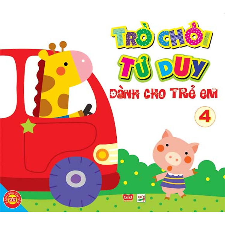 Sách Trò Chơi Tư Duy Dành Cho Trẻ Em (Tập 4)
