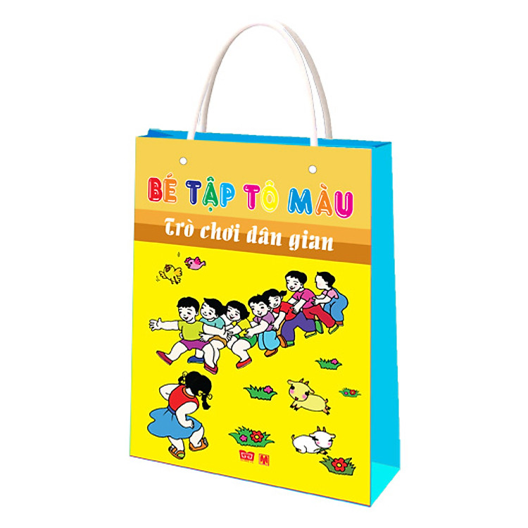 Sách Bộ Túi Bé Tập Tô Màu Trò Chơi Dân Gian