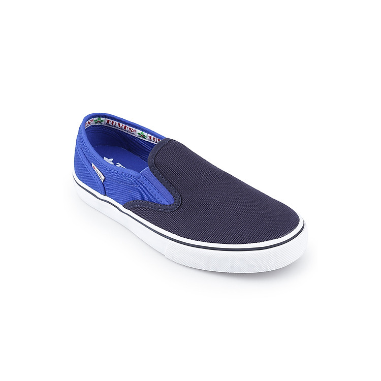 Giày Slip On Unisex Tuvi’s TVS-09-F24 - Xanh Dương Phối Navy