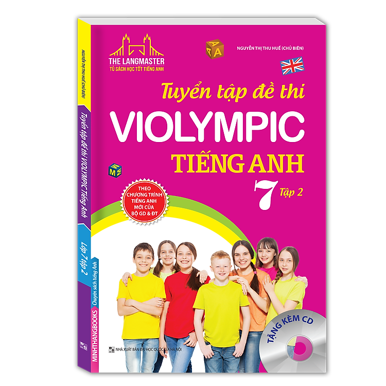 Sách The Langmaster - Tuyển Tập Đề Thi VIOLYMPIC Tiếng Anh Lớp 7 - Tập 2