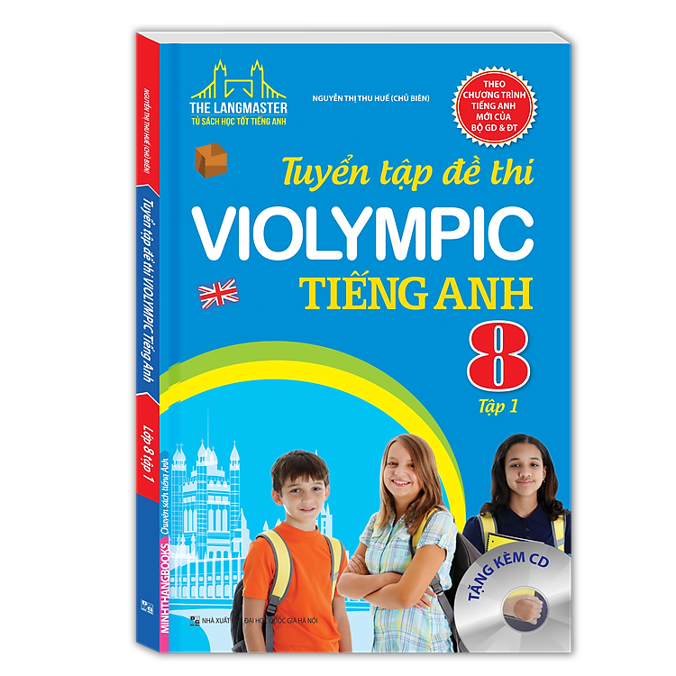 Sách The Langmaster - Tuyển Tập Đề Thi VIOLYMPIC Tiếng Anh Lớp 8 (Tập 1)