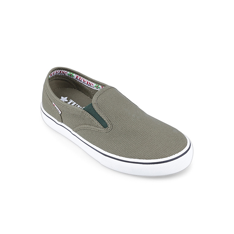 Giày Slip On Unisex Tuvi's TVS-09-102 - Xanh Rêu