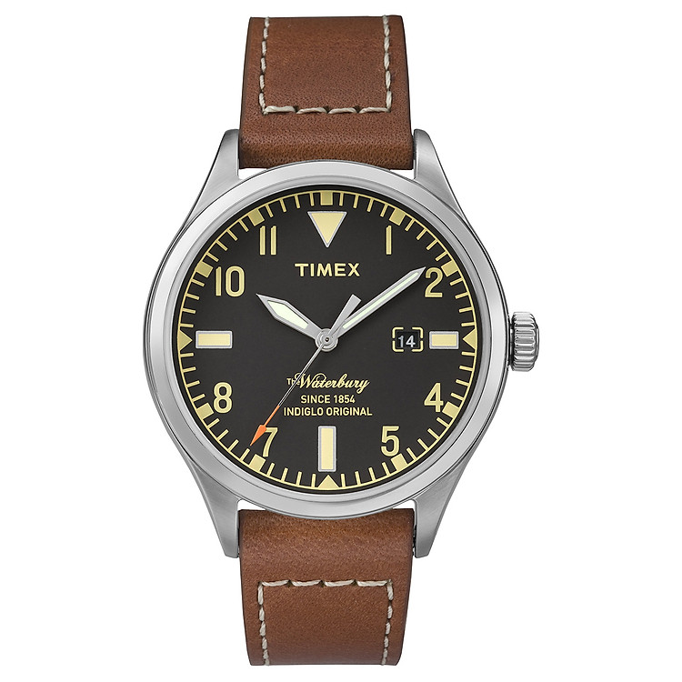 Đồng Hồ Nam Dây Da Timex Waterburry TW2P84000
