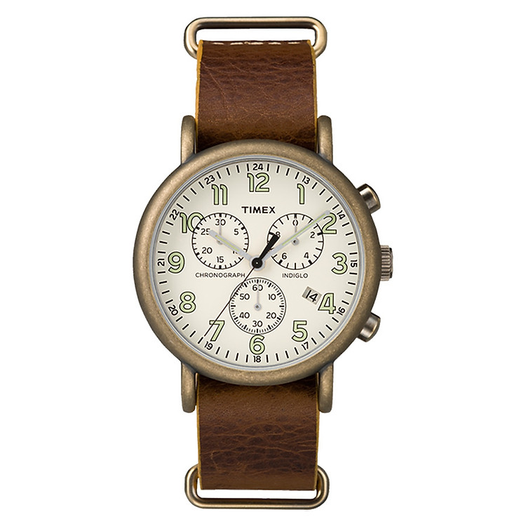 Đồng Hồ Nam Dây Da Timex Weekender™ Chrono Oversized TW2P85300