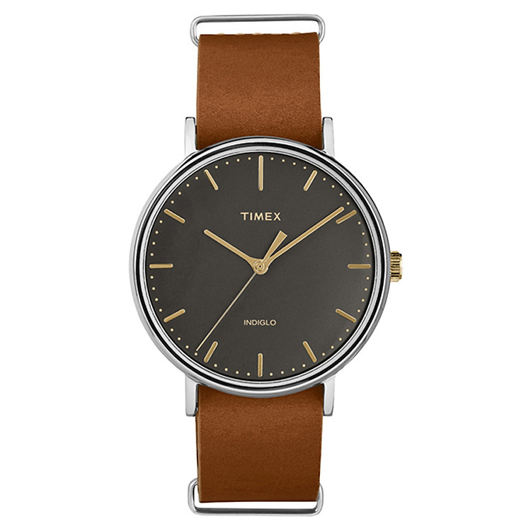 Đồng Hồ Unisex Dây Da Timex Fairfield TW2P97900