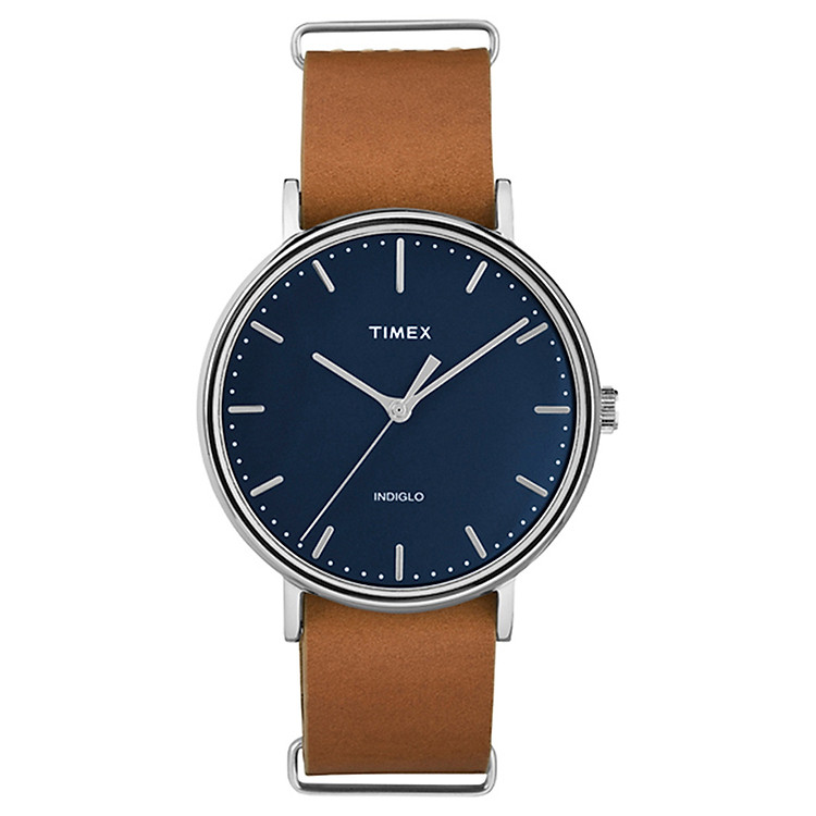 Đồng Hồ Unisex Dây Da Timex Fairfield TW2P98300
