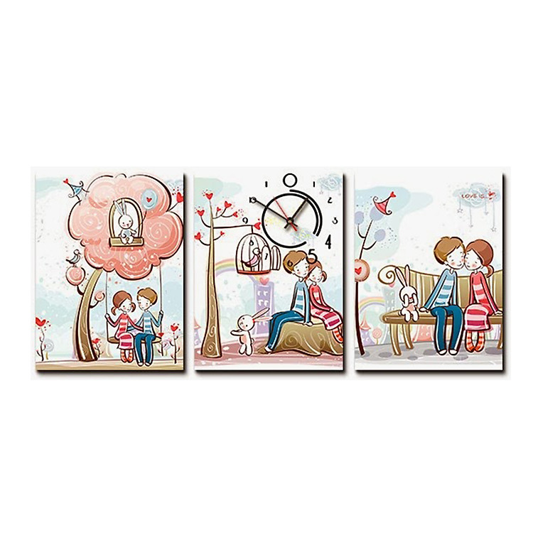 Tranh Đồng Hồ Suemall TY1293 - Couple 1