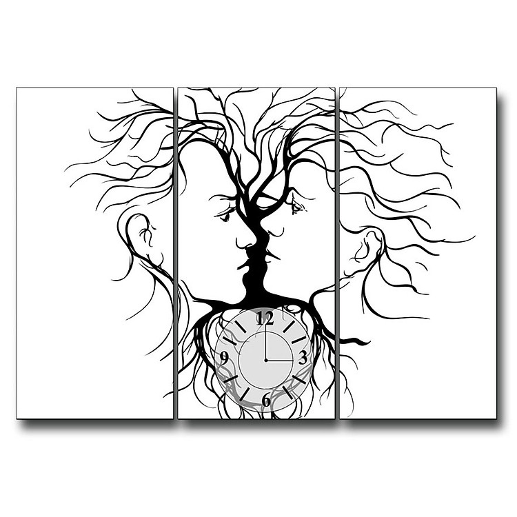 Tranh Đồng Hồ Suemall TY150201 – Nồng Nàn Vĩnh Cửu