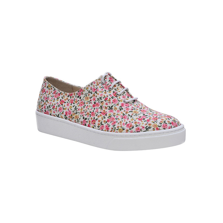 Giày Slip On Cột Dây Nữ MUST Korea Họa Tiết Hoa U03FLOWER