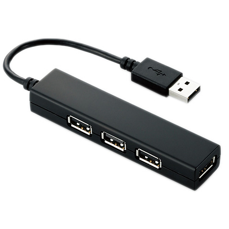 Hub USB Elecom U2H-SS4B - Hàng Chính Hãng