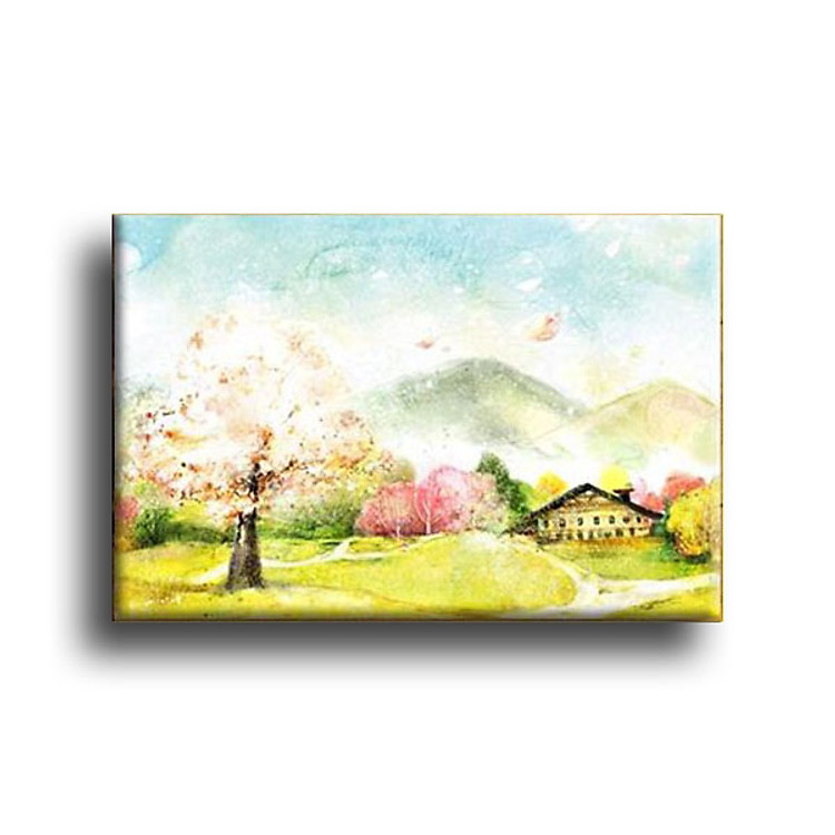 Tranh Canvas Vicdecor TCV0030 Cảnh Sắc Giao Mùa