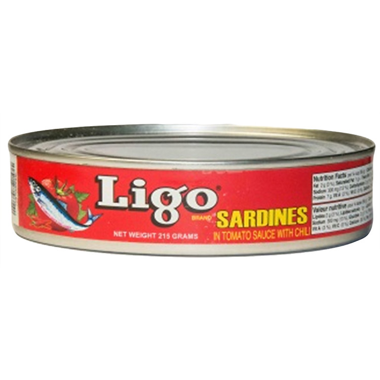 Cá Mòi Sốt Cà Vị Ớt Cay Ligo 215g