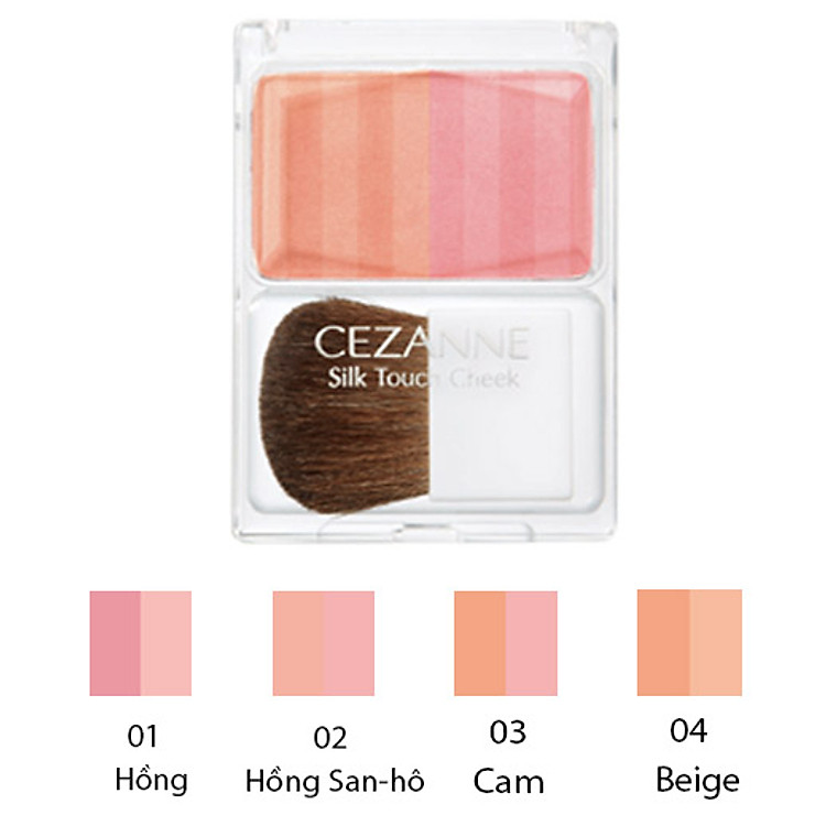 Phấn Má Silk Touch Cheek Cezanne (4g)