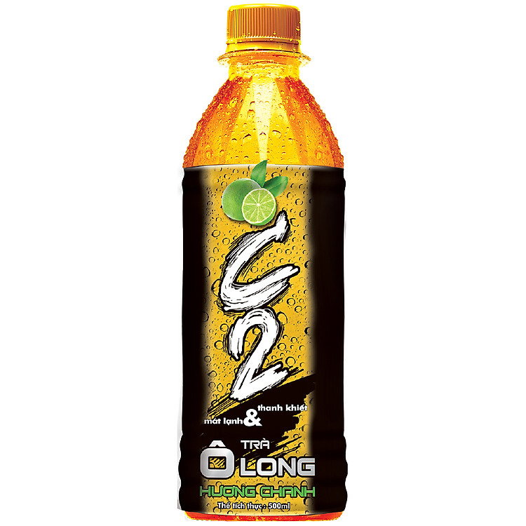 Trà Xanh C2 Ô Long Chanh Chai 500ml