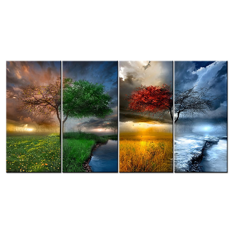 Tranh Đồng Hồ Suemall NT13901 - The Weather