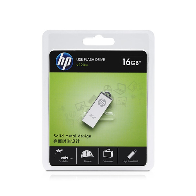 USB HP V220W 16GB - USB 2.0 - Hàng Chính Hãng