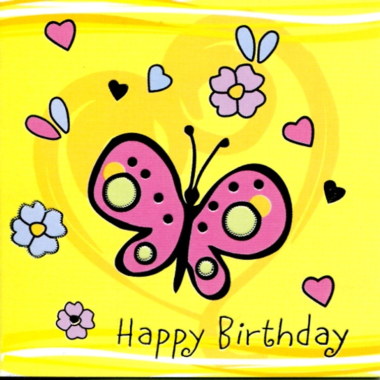 Thiệp chúc mừng Happy Birthday (V-854)