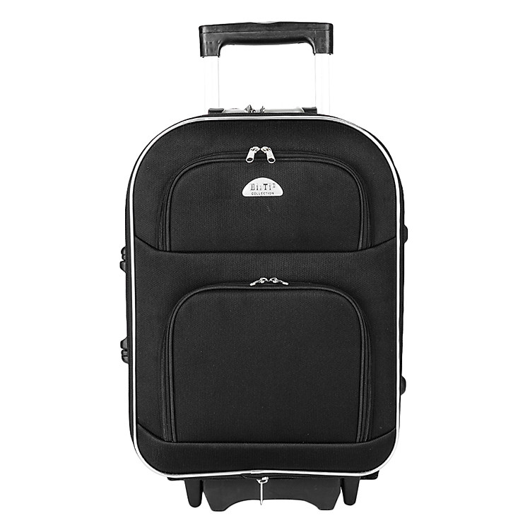 Vali Kéo Du Lịch Bi&Ti Màu Đen Có Nắp - 20 Inch