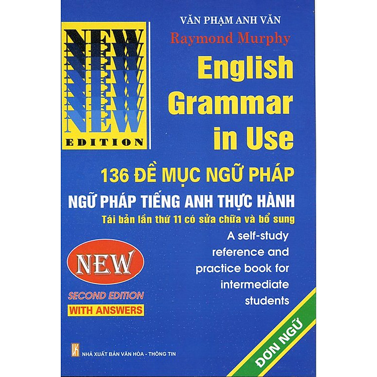 Sách English Grammar in Use - 136 Đề Mục Ngữ Pháp Đơn Ngữ