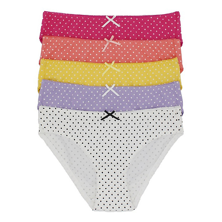 Combo 5 Quần Lót Nữ Chấm Bi Vera Bikini VBQB7168-1 - Nhiều Màu