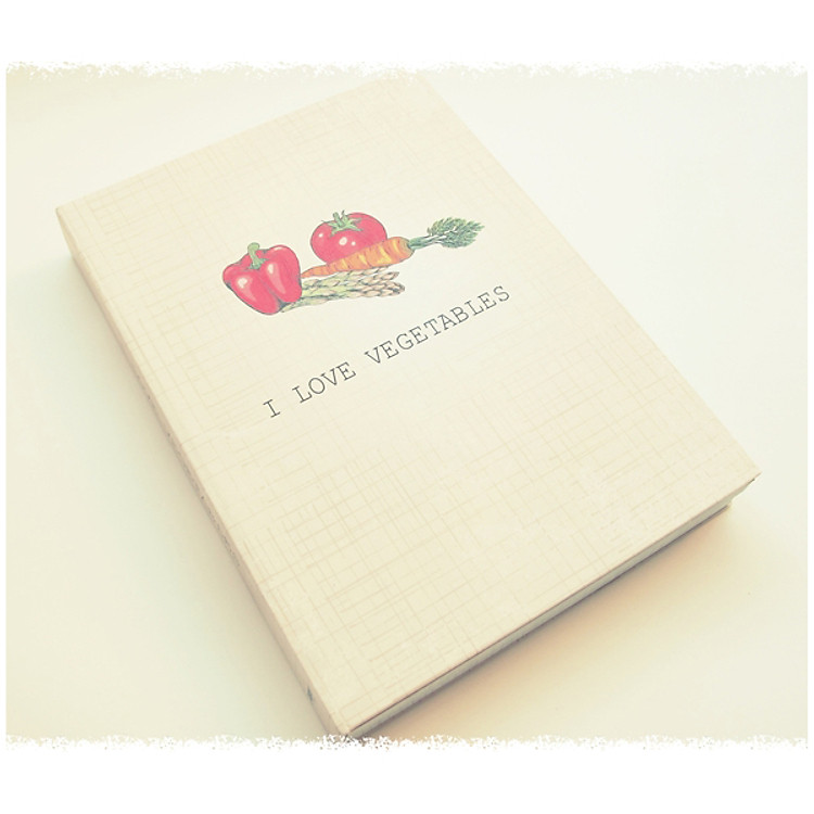 Notebook I Love Vegetables