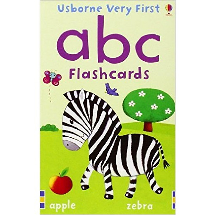 Sách Usborne Very First abc Flashcards
