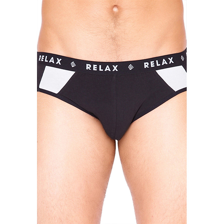 Quần Brief Thun Giãn 4 Chiều Relax RLTK015 - Đen