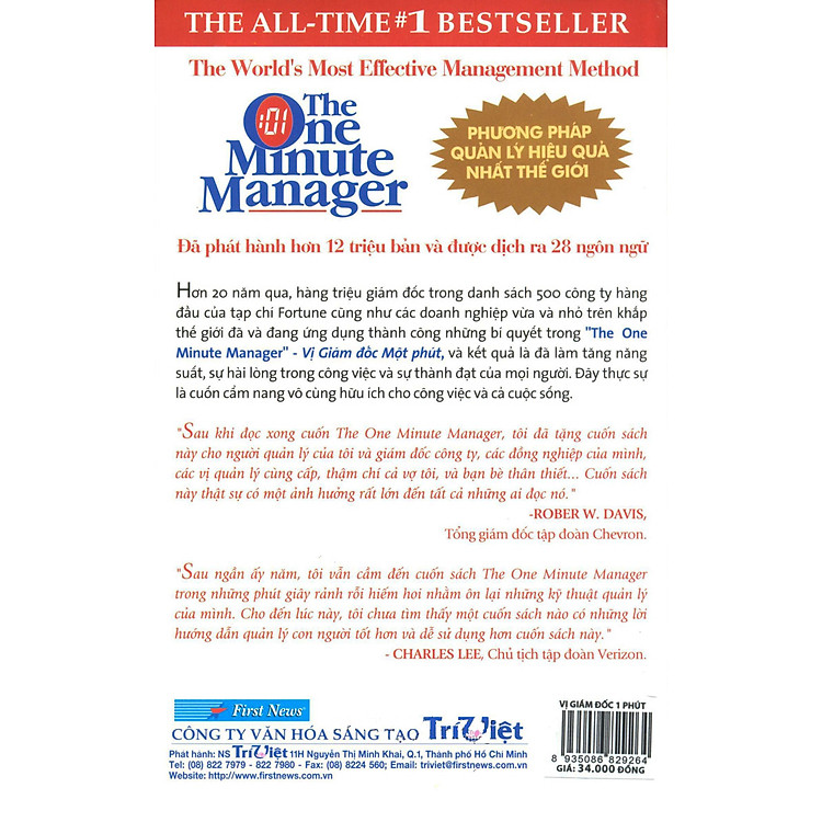 Vị Giám Đốc Một Phút: Phương Pháp Quản Lý Hiệu Quả Nhất Thế Giới - Ảnh 2