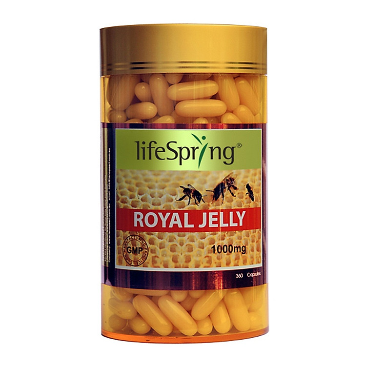 Thực Phẩm Chức Năng Sữa Ong Chúa LifeSring Royal Jelly 1000mg - LS32 (360 Viên)