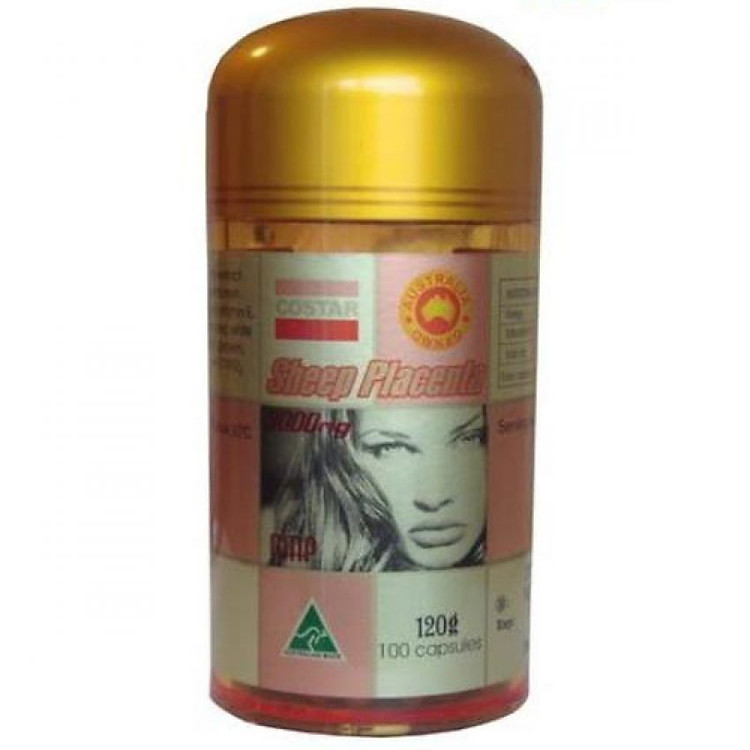 Thực Phẩm Chức Năng Viên Uống Nhau Thai Cừu Costar Sheep Placenta 3000Mg (Hộp 100 Viên)