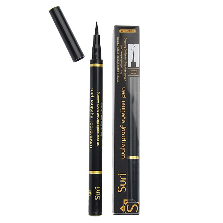 Bút Kẻ Mắt Mira Nét Siêu Mảnh Không Trôi Suri Waterproof Eyeliner Pen - E233