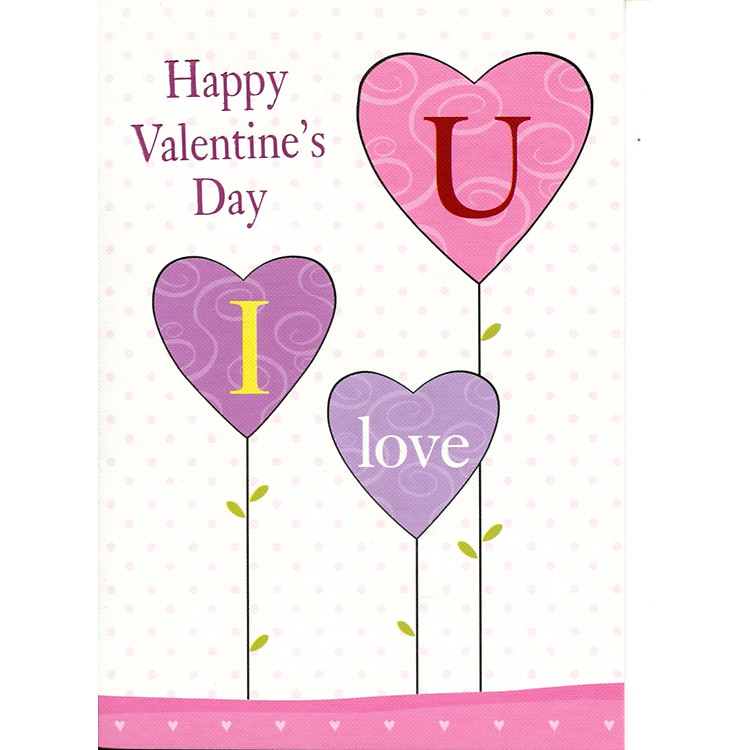 Thiệp chúc mừng Happy Valentines Day (VL-1003)