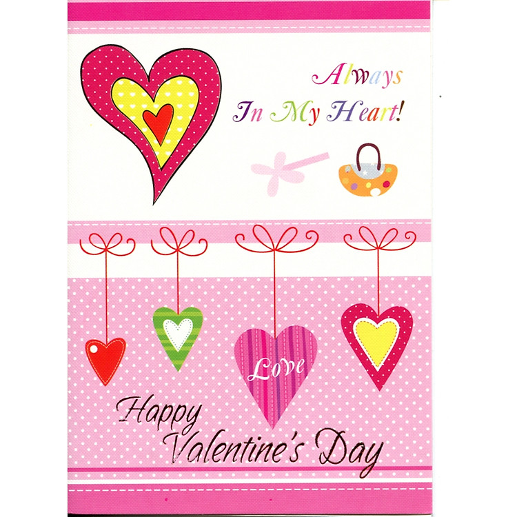 Thiệp chúc mừng Happy Valentines Day (VL-1008)